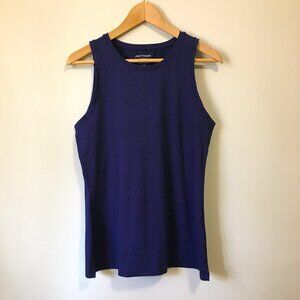 Joe Fresh Deep Midnight Blue High Neck Tank Top